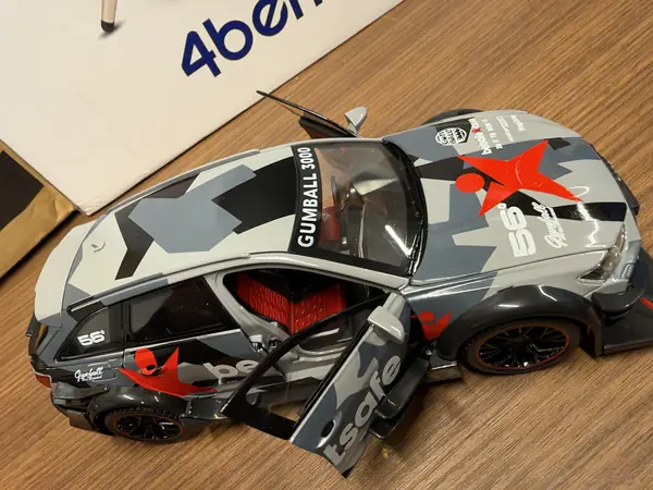 Audi RS6 Avant Gumball 3000 / Betsafe Diecast Model Araba 1/18 (1:18) (Kutusuz), galeri fotoğrafı 2