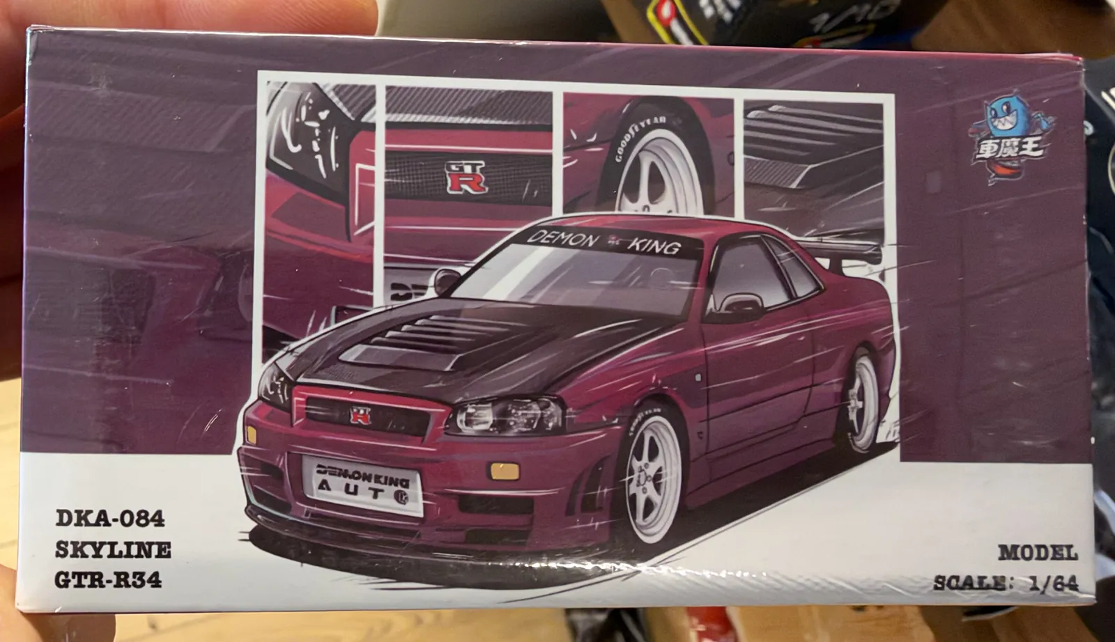 DKA-084 Nissan Skyline GT-R R34 GT Show Diecast Model Araba 1/64 (1:64) – Chameleon