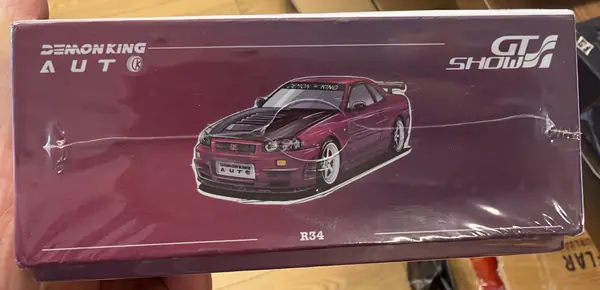 DKA-084 Nissan Skyline GT-R R34 GT Show Diecast Model Araba 1/64 (1:64) – Chameleon, galeri fotoğrafı 2