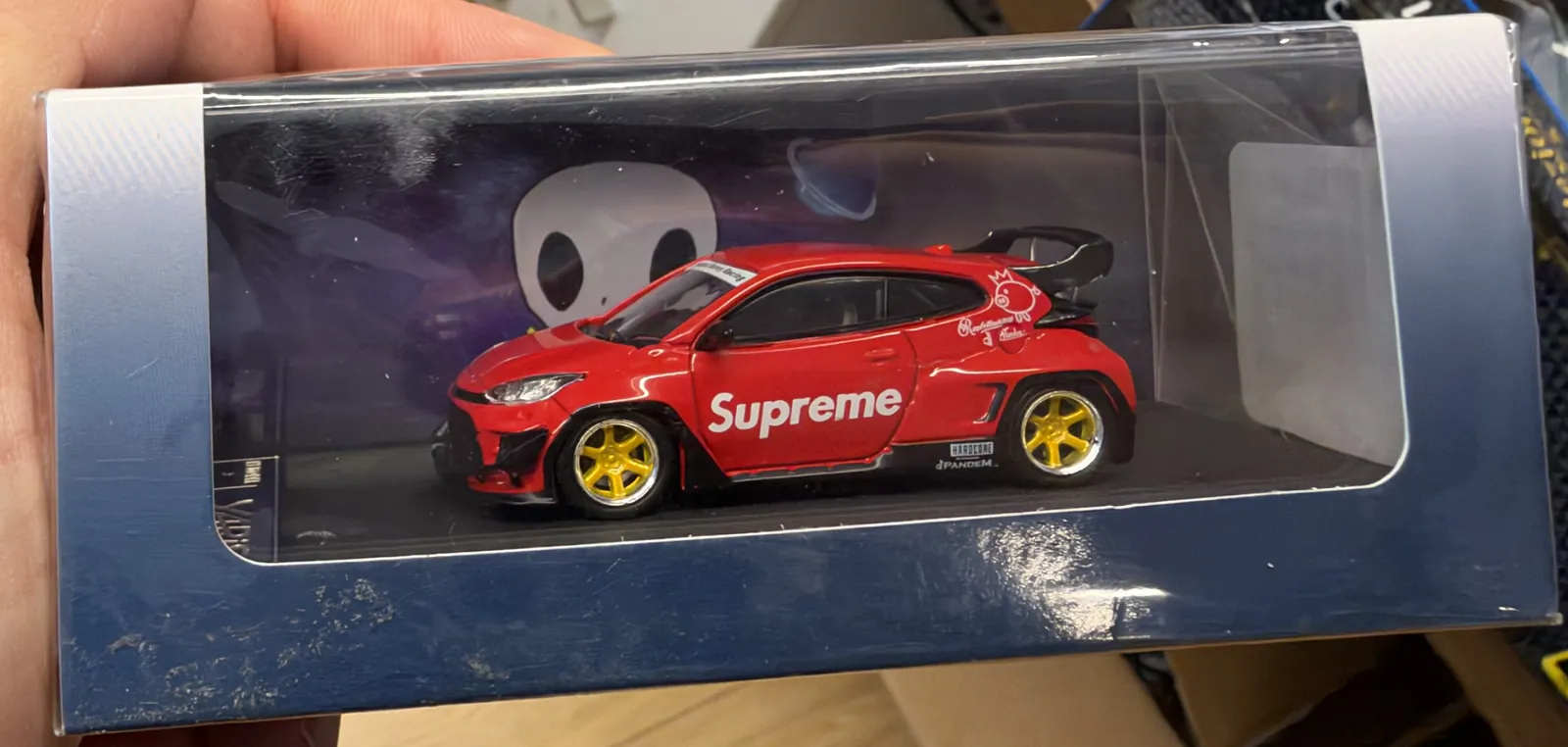 ET Model x Fuji Toyota GR Yaris Diecast Model Araba 1/64 (1:64) – Kırmızı "Supreme"
