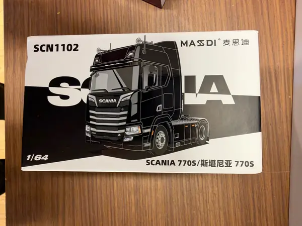 MASDI Scania 770S Diecast Model Araba 1/64 (1:64) – Siyah (SCN1102), galeri fotoğrafı 7